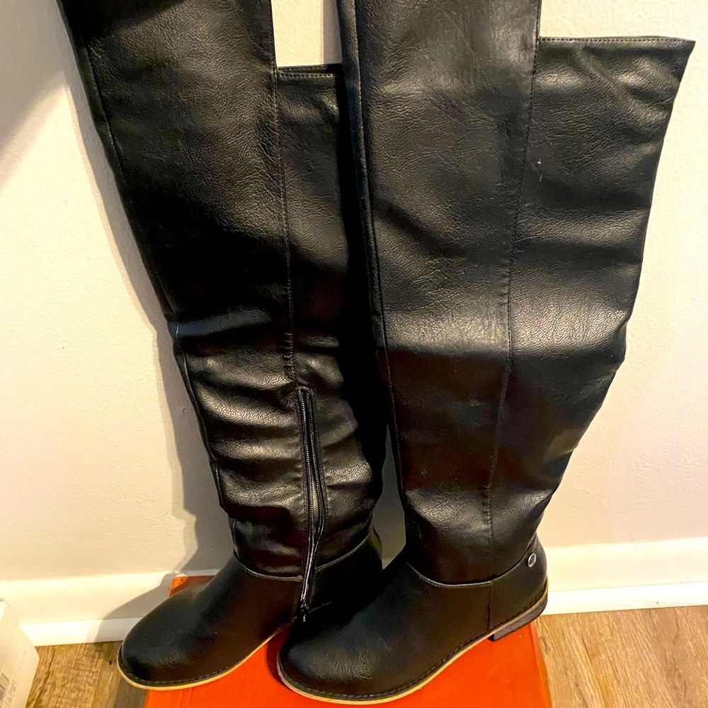 Nature breeze over the knee boots